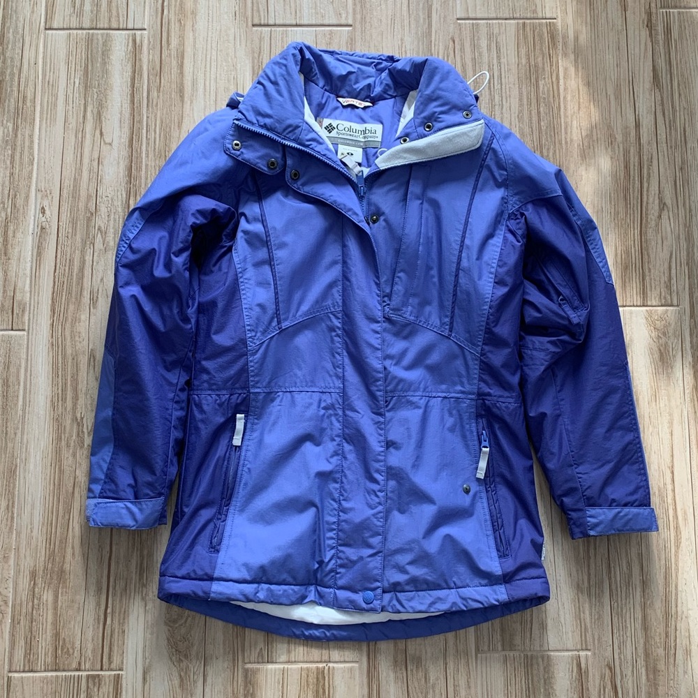Columbia purple Vertex waterproof parka - like new